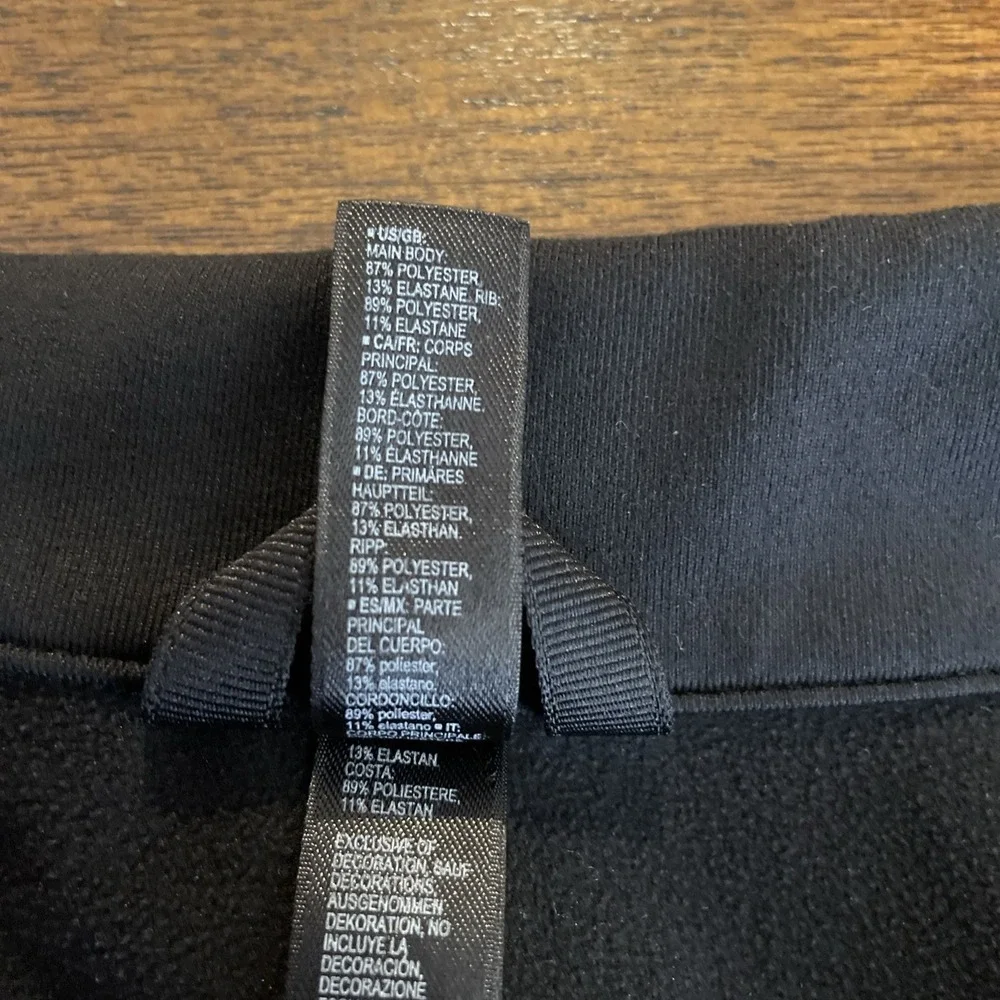 Core 10 Women's Full Zip Hoodie Size L Black Motion Tech Fitted Fleece Lined‎